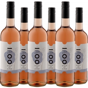 6er Vorteilspaket NOOVI Rosé - alkoholfreier Wein