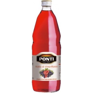 Ponti Aceto Di Vino Rosso (Rotweinessig) (1,0l) Ponti 